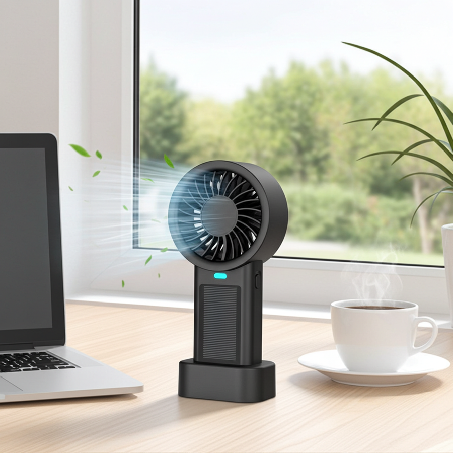 Portable USB Rechargeable Handheld Fan